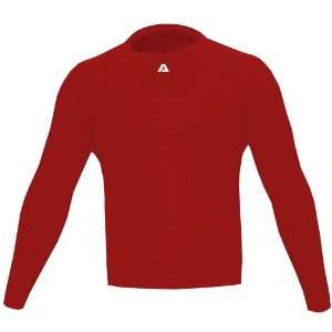  Akadema Compression Fit Long Sleeve Shirt RED AL Sports 