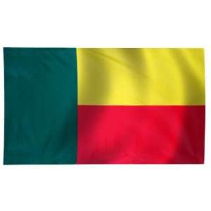  Benin Flag 2X3 Foot Nylon PH Patio, Lawn & Garden