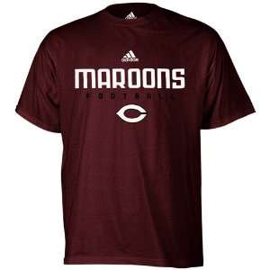  adidas Chicago Maroons Maroon Sideline T shirt Sports 