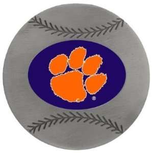 Set of 2 Clemson Tigers Baseball One Inch Pin   NCAA College Athletics 
