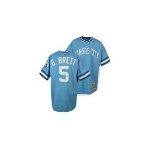   Royals George Brett Authentic #5 Throwback Jersey