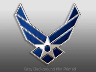 USAF Wings Sticker   pro Air Force stickers military us  