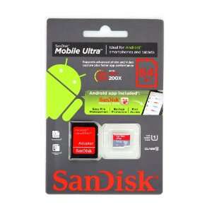  SanDisk Ultra 64GB microSDXC Card Plus Adapter (SDSDQUA 