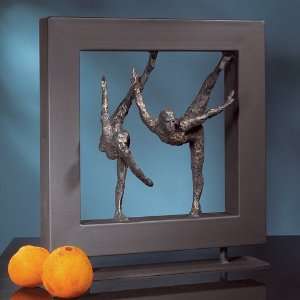 Framed Dancers Iron Sculpture  