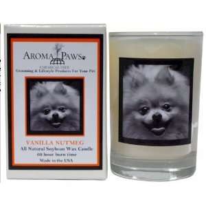   Aroma Paws 307 Breed Candle 5 Oz. Glass Gift Box   Pomeranian Home