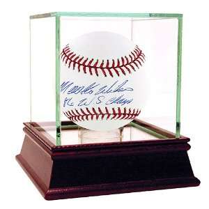  Sports NewYork Mets Mookie Wilson Autographed Baseball w/1986 World 