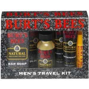  Burts Bees Mens Travel Kit 6ct (Quantity of 3) Health 