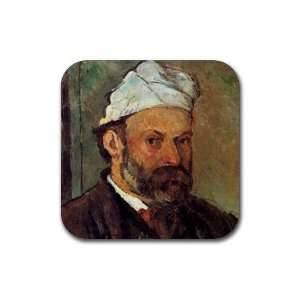   turban by Paul Cezanne Square Coasters   Set of 4