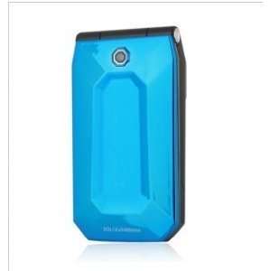   Dual Card Bluetooth FM Flip Cell Phone Blue (2GB TF Card) Electronics