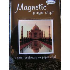  Travel Destinations Taj Mahal Deluxe Single Magnetic Page 