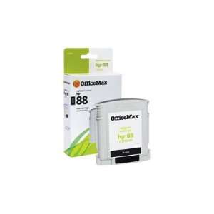  OfficeMax Black Ink Cartridge Compatible with HP 88 