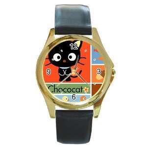 chococat black cat va1 Gold Metal Watch 