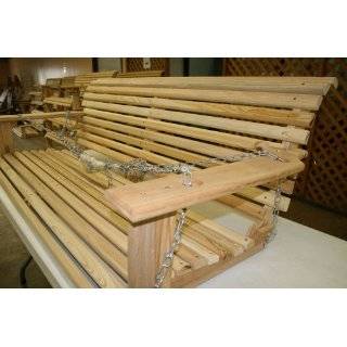 Cypress 5 Handmade Porch Swing