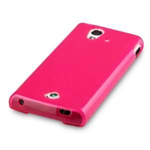   HOT PINK, WITH QUBITS BRANDED MICROFIBER CLEANING CLOTH Cell Phones