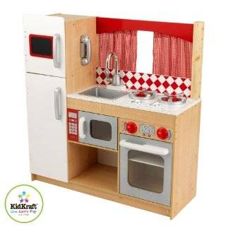 little tikes deluxe wooden kitchen and laundry center