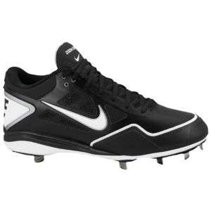 Nike Zoom Grit Metal   Mens   Baseball   Shoes   Black/White/Metallic 