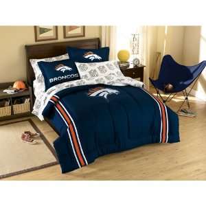  BSS   Denver Broncos NFL Embroidered Comforter Twin/Full 