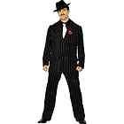 Mens Zoot Suit Gangster Costume Al Capone Smiffys Fancy Dress