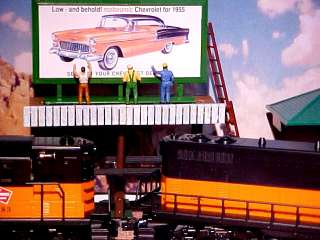 1955 Chevrolet BelAir 2 Door HT Billboard O Train 1/43  