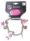 Dallas Cowboys Breast Cancer Awareness Charm Bracelet
