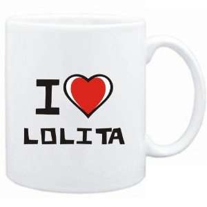  Mug White I love Lolita  Female Names