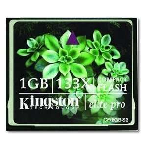  Kingston Elite Pro 1 GB 133x CompactFlash CF Memory Card 