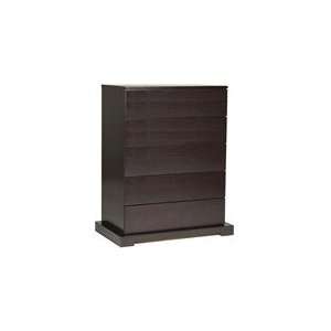  Lifestyle Solutions Cappuccino 5 Drawer High Chest 950 