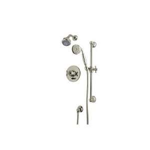   Shower Package Kit18 W/ Ornate Metal Lever Handles