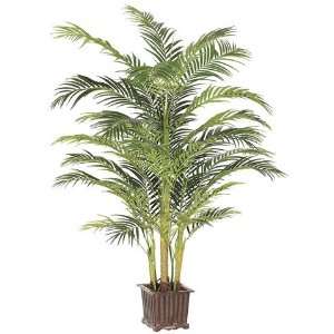 Areca Palm Tree in Wood Container Green (Pack of 2)  