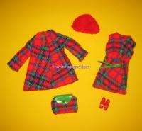 VHTF BARBIE Mad About Plaid Gift Set Outfit COMPLETE  