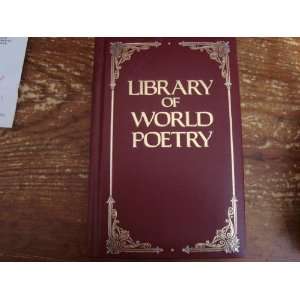  Library Of World Poetry Clwl (Classics of World 