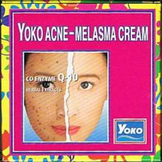 YOKO ACNE MELASMA CREAM CO ENZYME Q10 HERBAL EXTRACT  