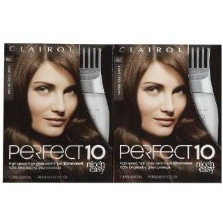  Clairol Perfect 10 by Nice n Easy Hair Color 8.5A Medium 