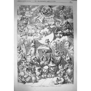  1870 Pantomime Christmas Chancifancia Characters