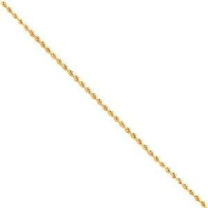  10K Gold 2mm Rope Chain 20 Jewelry