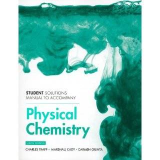 Student Solutions Manual for Physical Chemistry