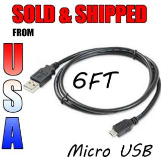 FT Long Micro USB Cable 2 Meter Droid X  