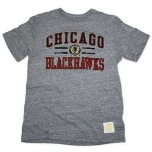   Chicago Blackhawks Retro Sport Tri Blend Tshirt