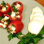 Mozzarella Cheese Stuffed Cherry Tomatoes Recipe by Charlie Trotter 