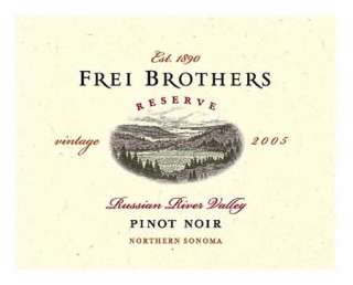 Frei Brothers Reserve Pinot Noir 2005 