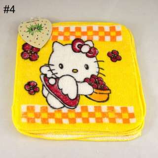 PC Square Cotton Baby Kids Face Cloths Washcloth towels  15 Patterns 