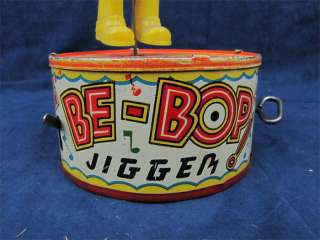 1940s Marx Be Bop Jigger Tin Wind Up Dancing Toy  