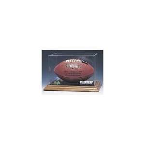  San Diego Chargers Wood Base Football Display Case Sports 