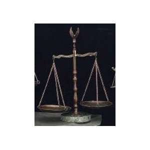  Bey Berk Scales Of Justice W/ Eagle Finial Office 