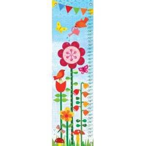    Cheerful Blossoms Personalized Growth Chart
