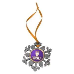  Northwestern State Demons NSU NCAA Snowflake Tree Ornament 