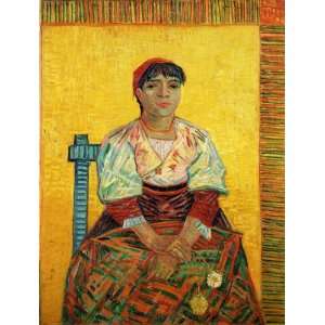   The Italian Woman Vincent van Gogh Hand Painted Art