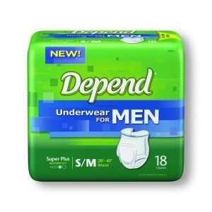  Depends Protective Underwear for Women and Men    Case of 