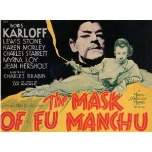  The Mask of Fu Manchu   Movie Poster   11 x 17