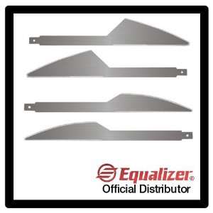  Equalizer Express Quarter Glass Blades   2 Inch DS 